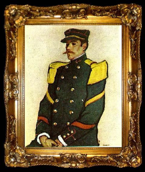 framed  Marquet, Albert sergeant i kolonialarmen, ta009-2